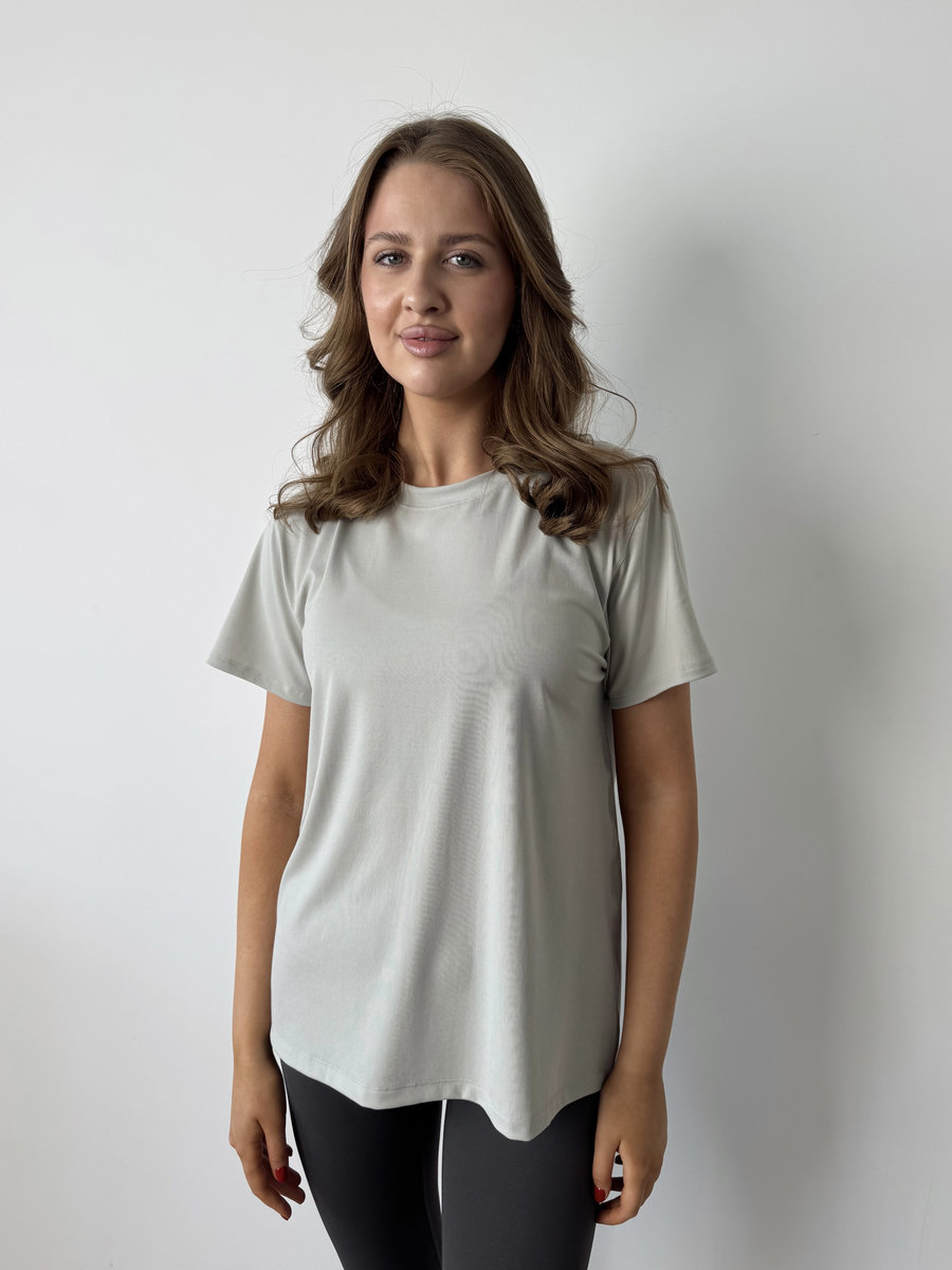 Футболка удлиненная свободная для спорта