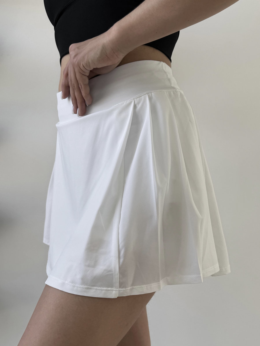 Спортивная юбка-шорты с плиссе на боку Side Pleat