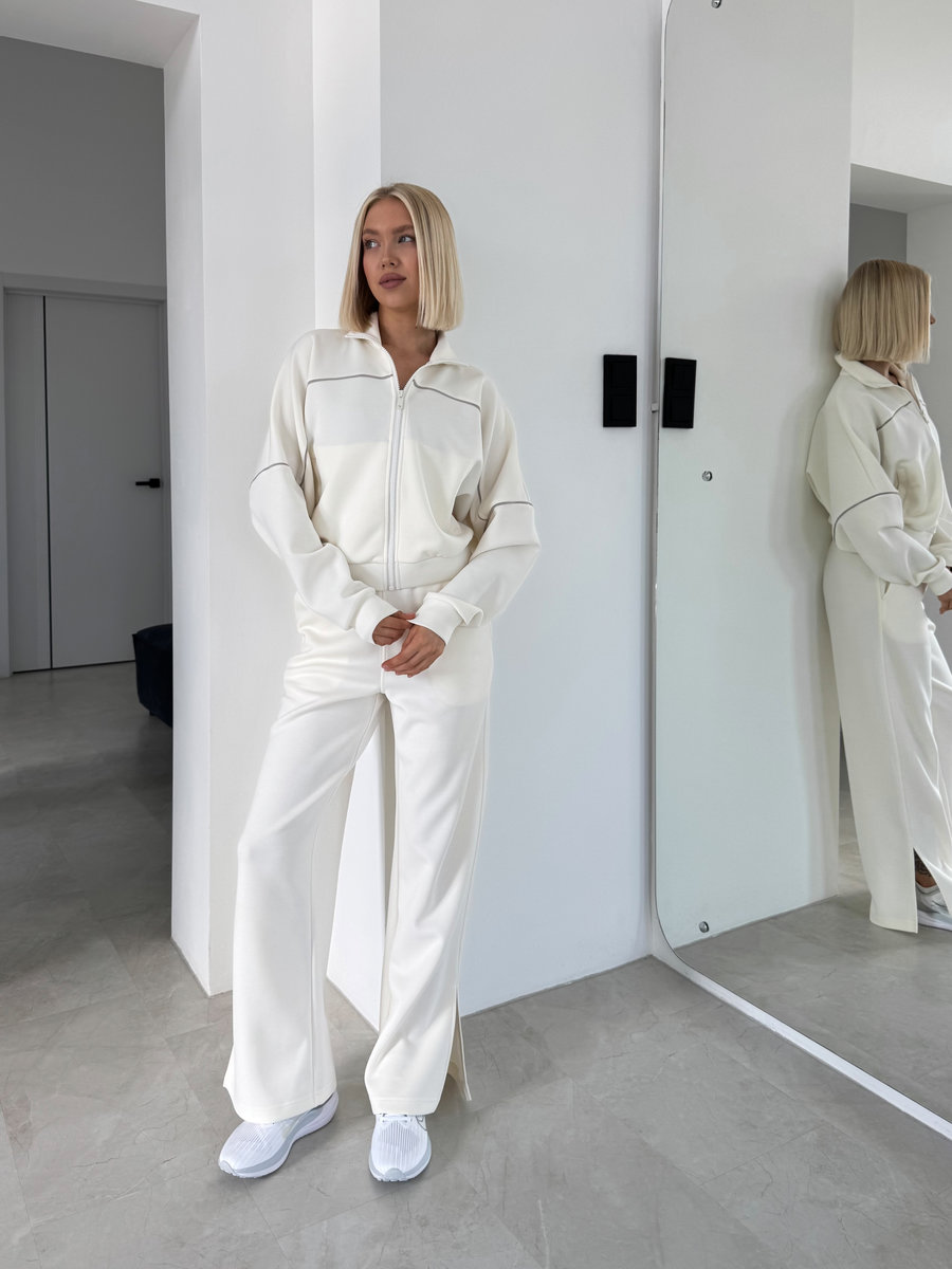 Толстовка на молнии Soft Comfort с воротником-стойкой из модала