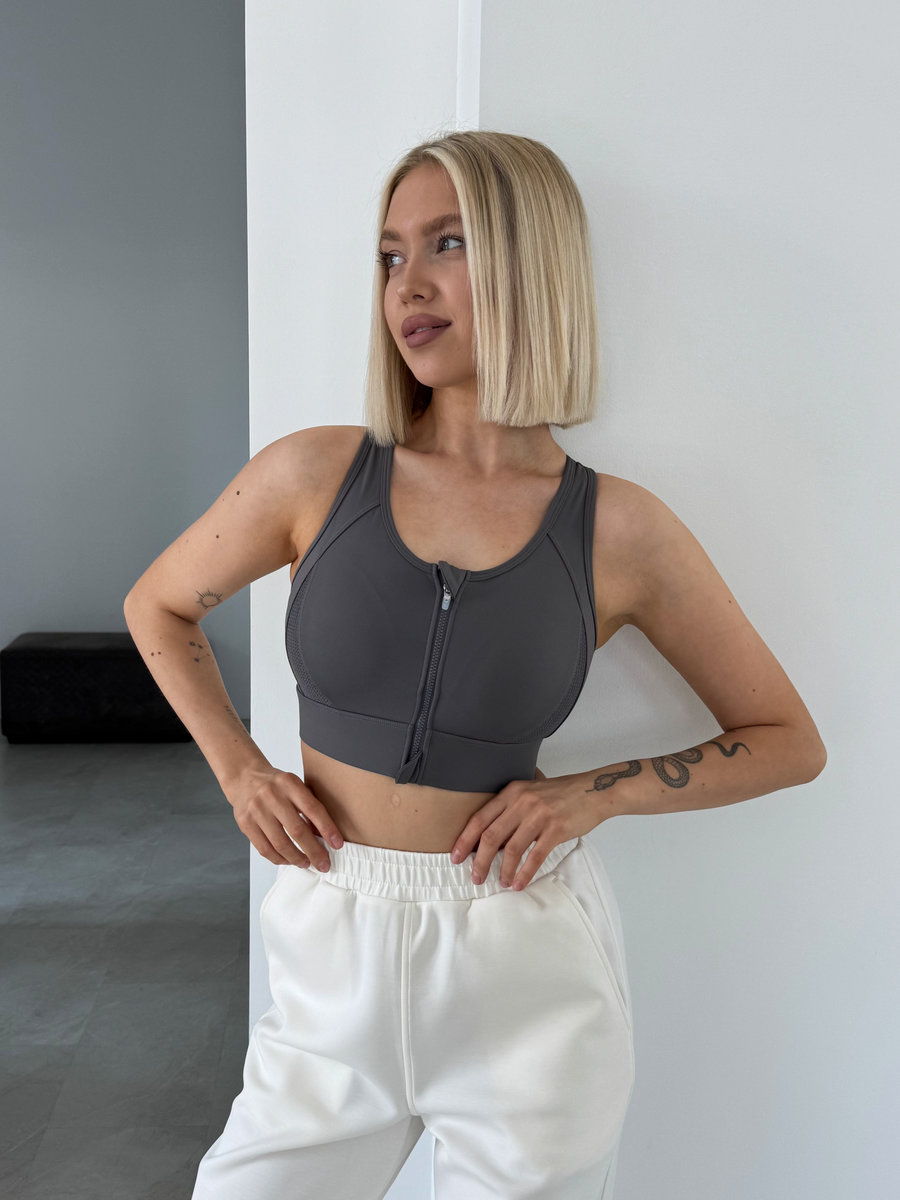 Спортивный топ с молнией на груди AirSupport Vest