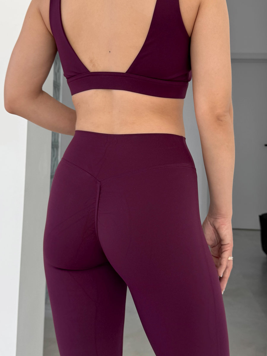 Леггинсы-клеш с акцентной сборкой спереди