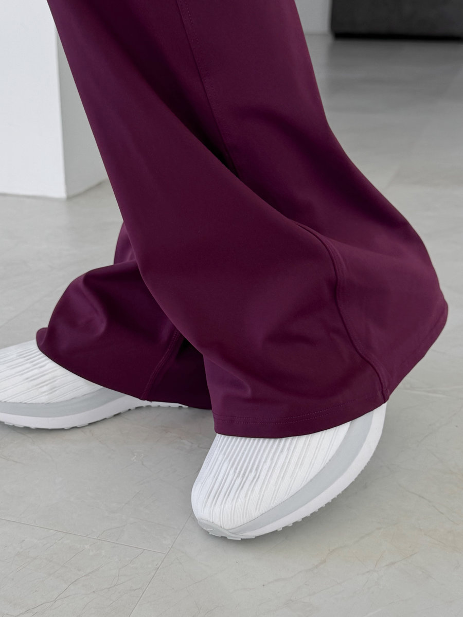 Леггинсы-клеш с акцентной сборкой спереди