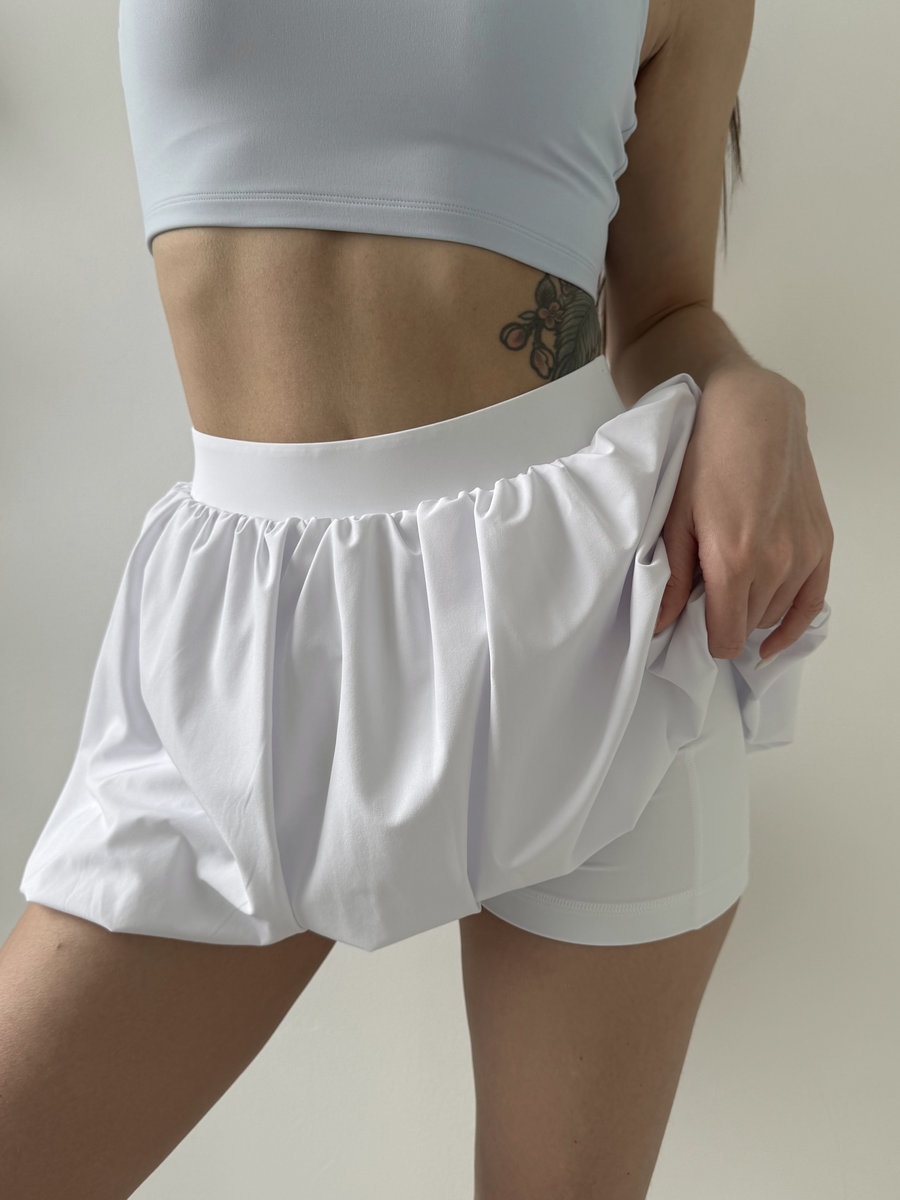 Спортивная юбка баллон двухслойная с шортами Balloon Duo Skirt