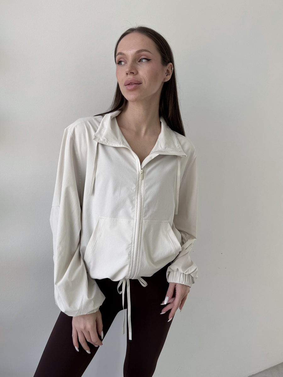 Ветровка на молнии с воротником стойкой Shape Adjust