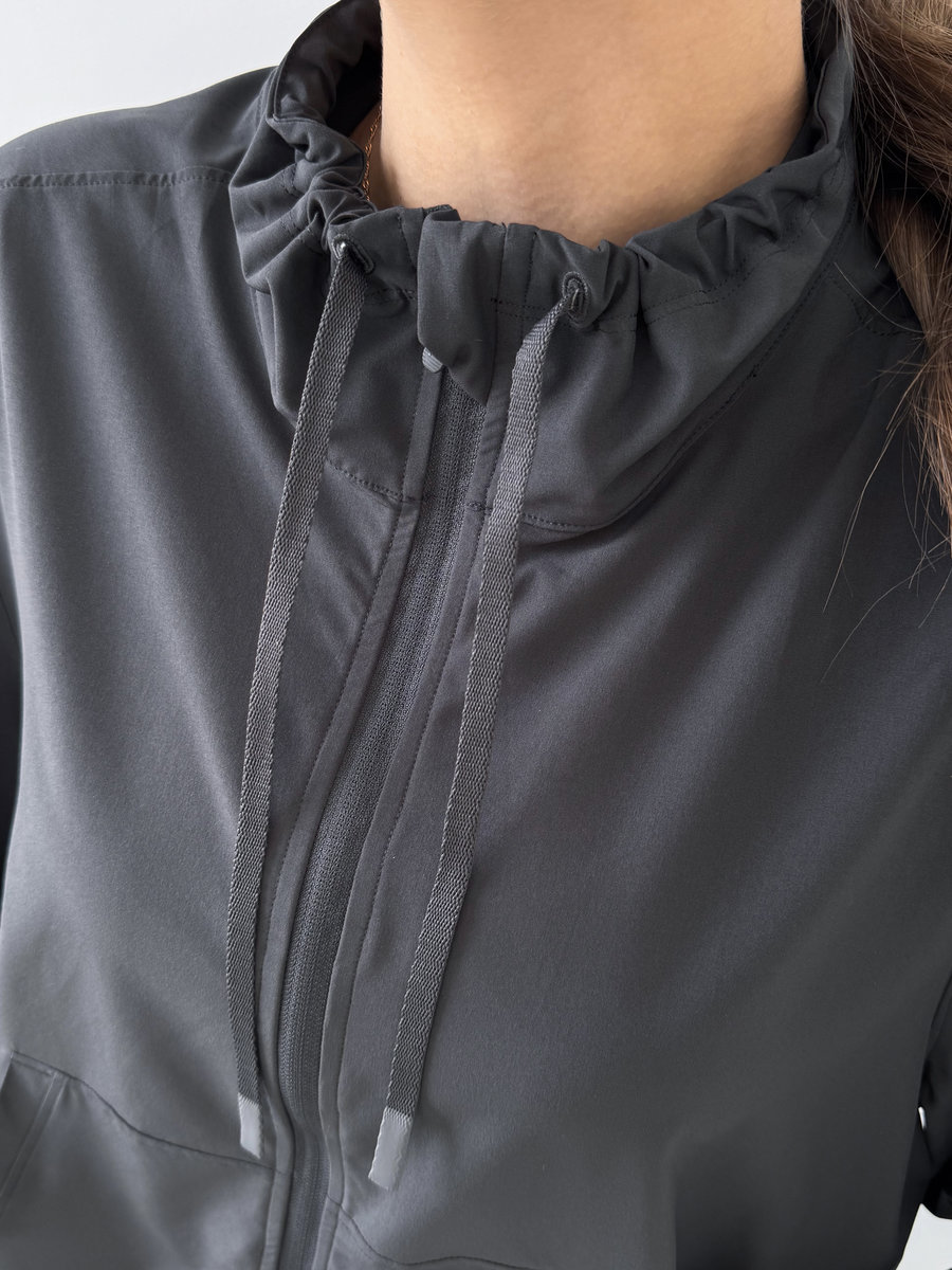 Ветровка на молнии с воротником стойкой Shape Adjust