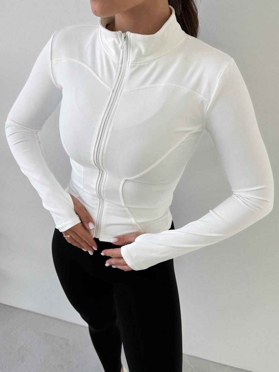 Рашгард приталенный на молнии Contour Line