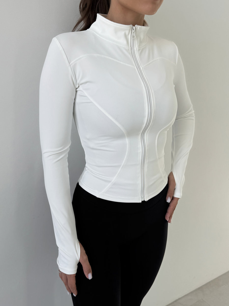 Рашгард приталенный на молнии Contour Line