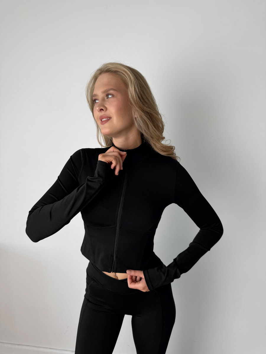 Рашгард средней длины на молнии Contour Zip