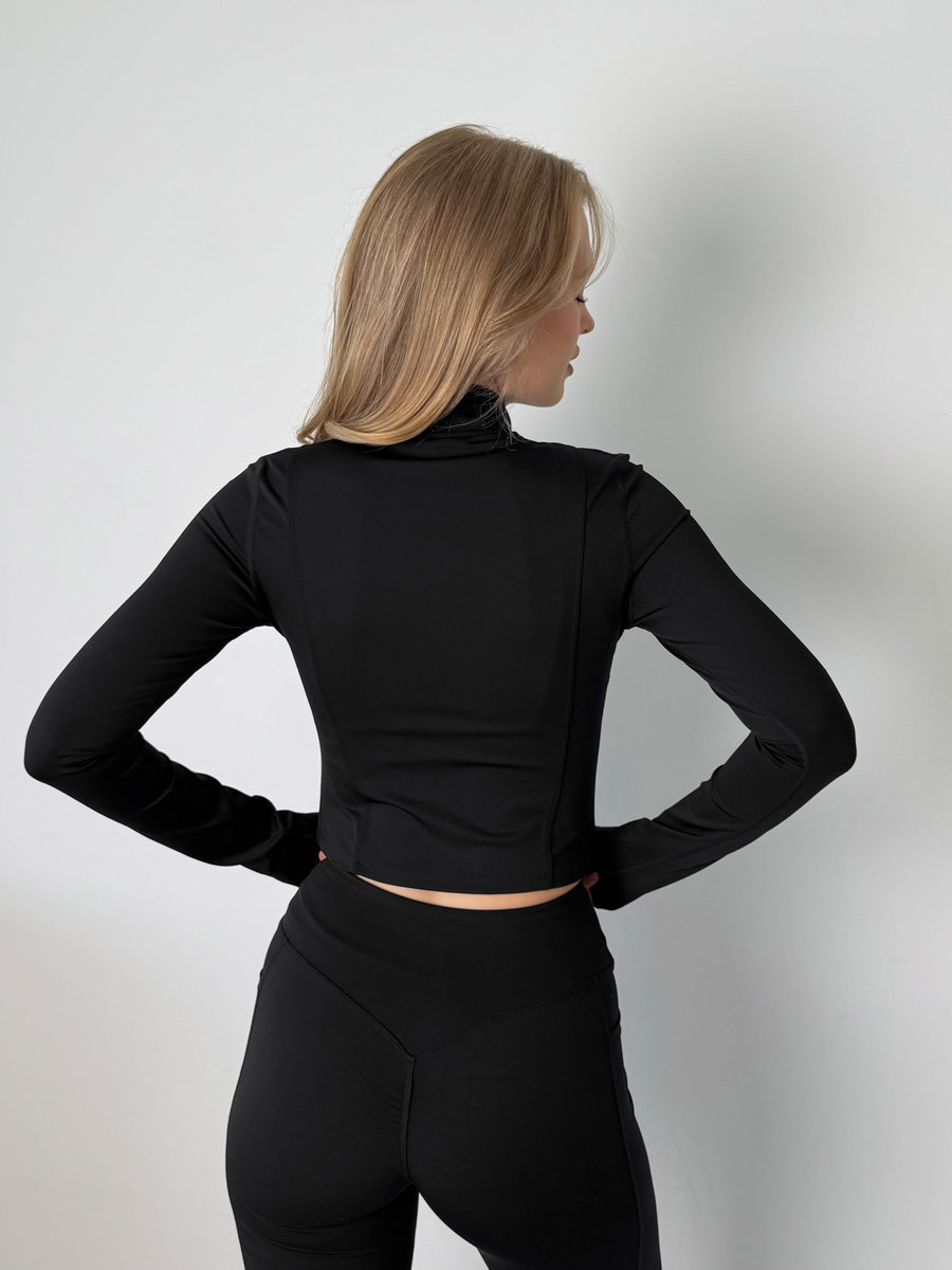 Рашгард средней длины на молнии Contour Zip
