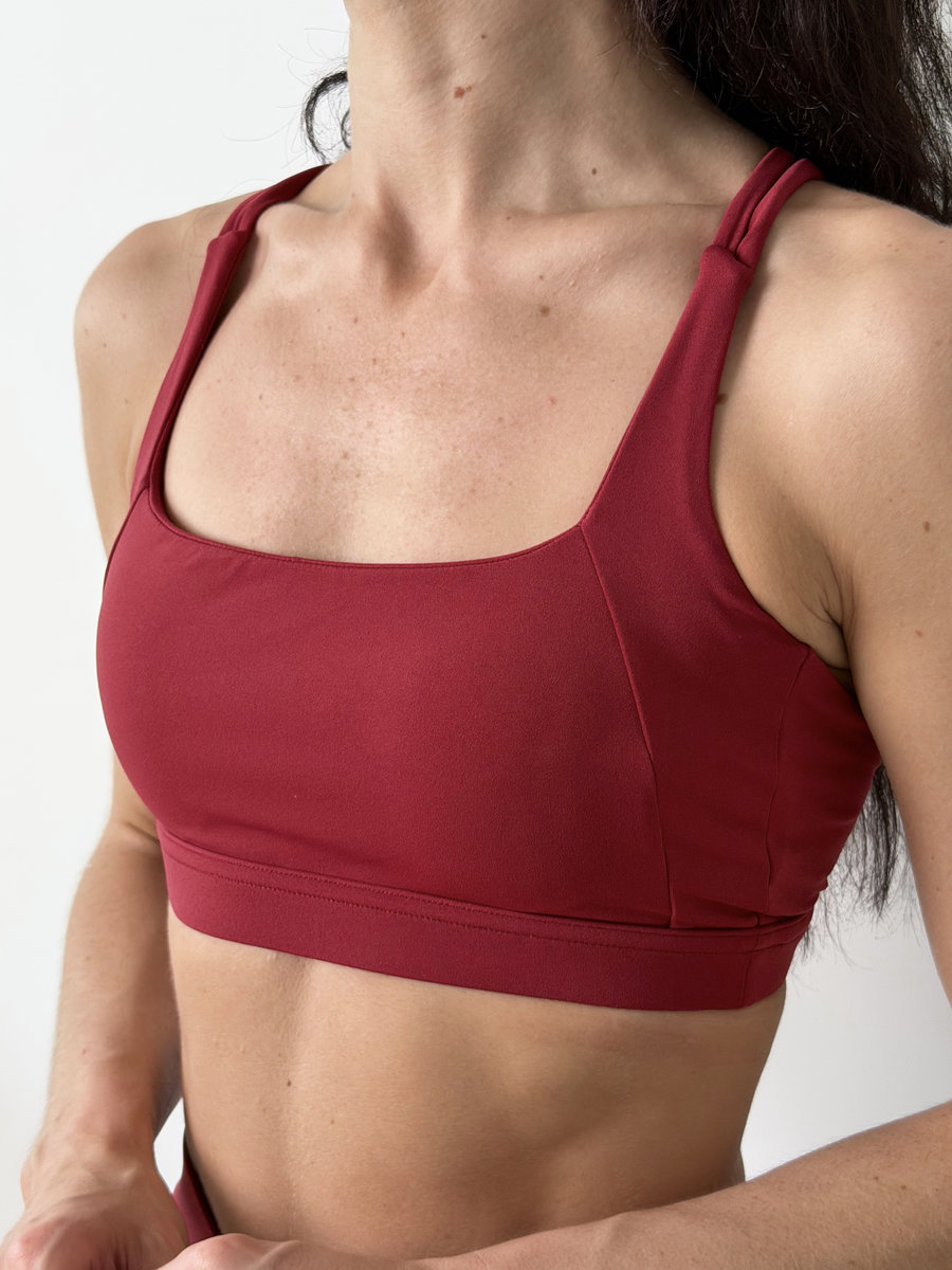 Топ с открытой спиной Contour Cross Bra