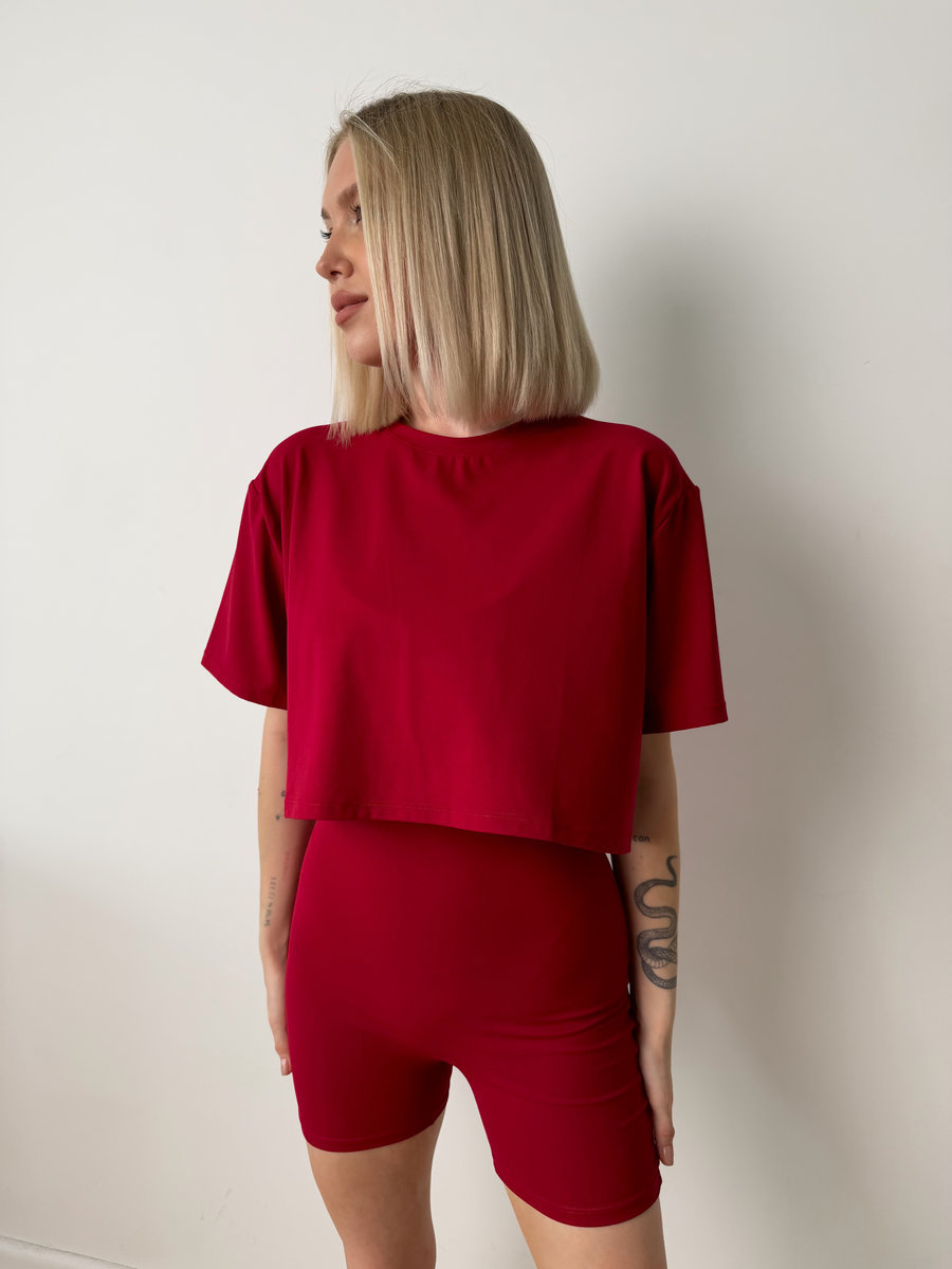 Футболка-топ укороченная свободная Loose Breeze Crop