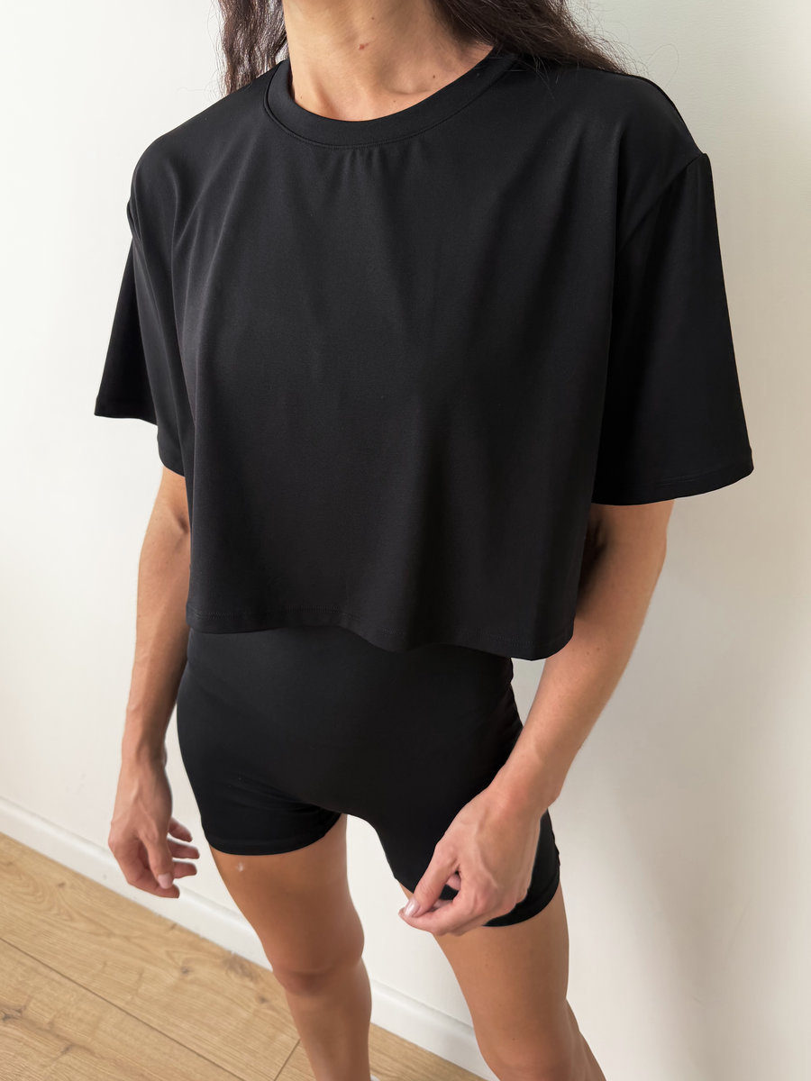 Футболка-топ укороченная свободная Loose Breeze Crop