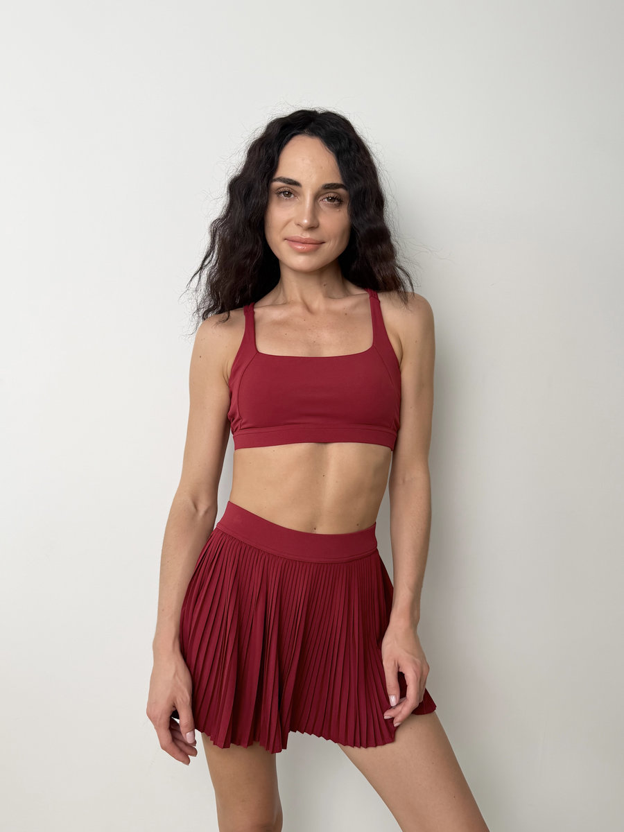 Спортивная юбка-шорты плиссе с эластичной резинкой Light Pleat Skirt