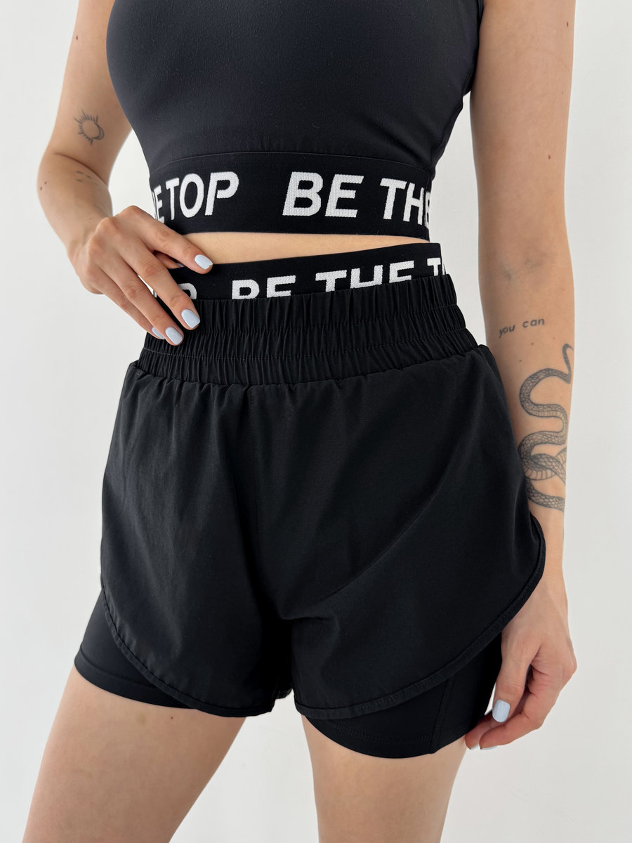 Шорты с удобной эластичной резинкой на поясе BE THE TOP