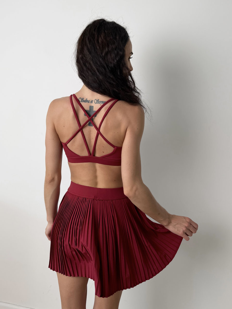 Спортивная юбка-шорты плиссе с эластичной резинкой Light Pleat Skirt